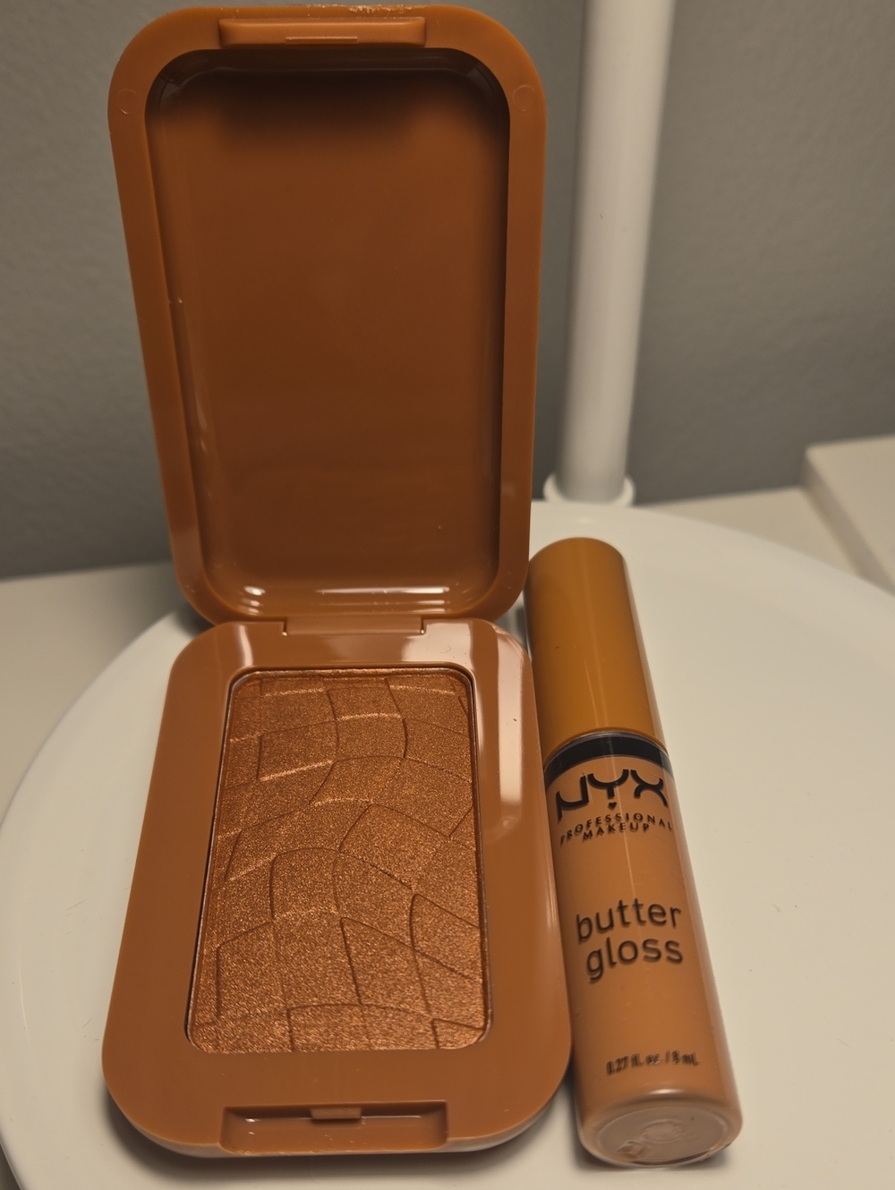NEW NYX Butter Gloss & Blush Duo in Caramel Bronze